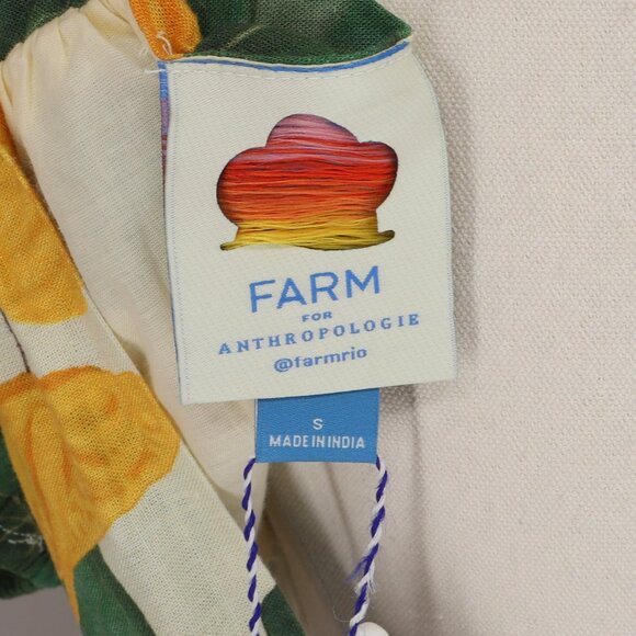 NWT FARM RIO Cutout Tie-Back Linen Blend Romper Size S - Picture 8 of 9